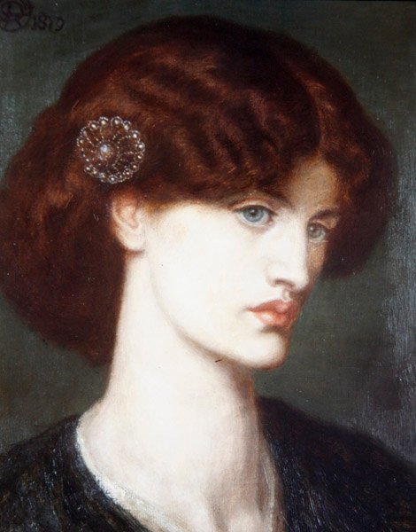 Beatrice, muotokuva Jane Morrisista tekijältä Dante Gabriel Charles Rossetti