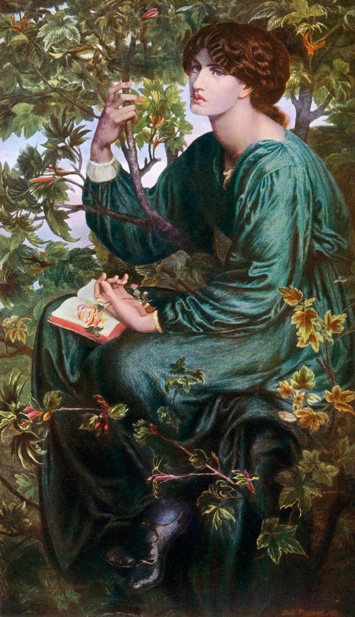 Päivän unelma, 1880, 1912. tekijältä Dante Gabriel Charles Rossetti