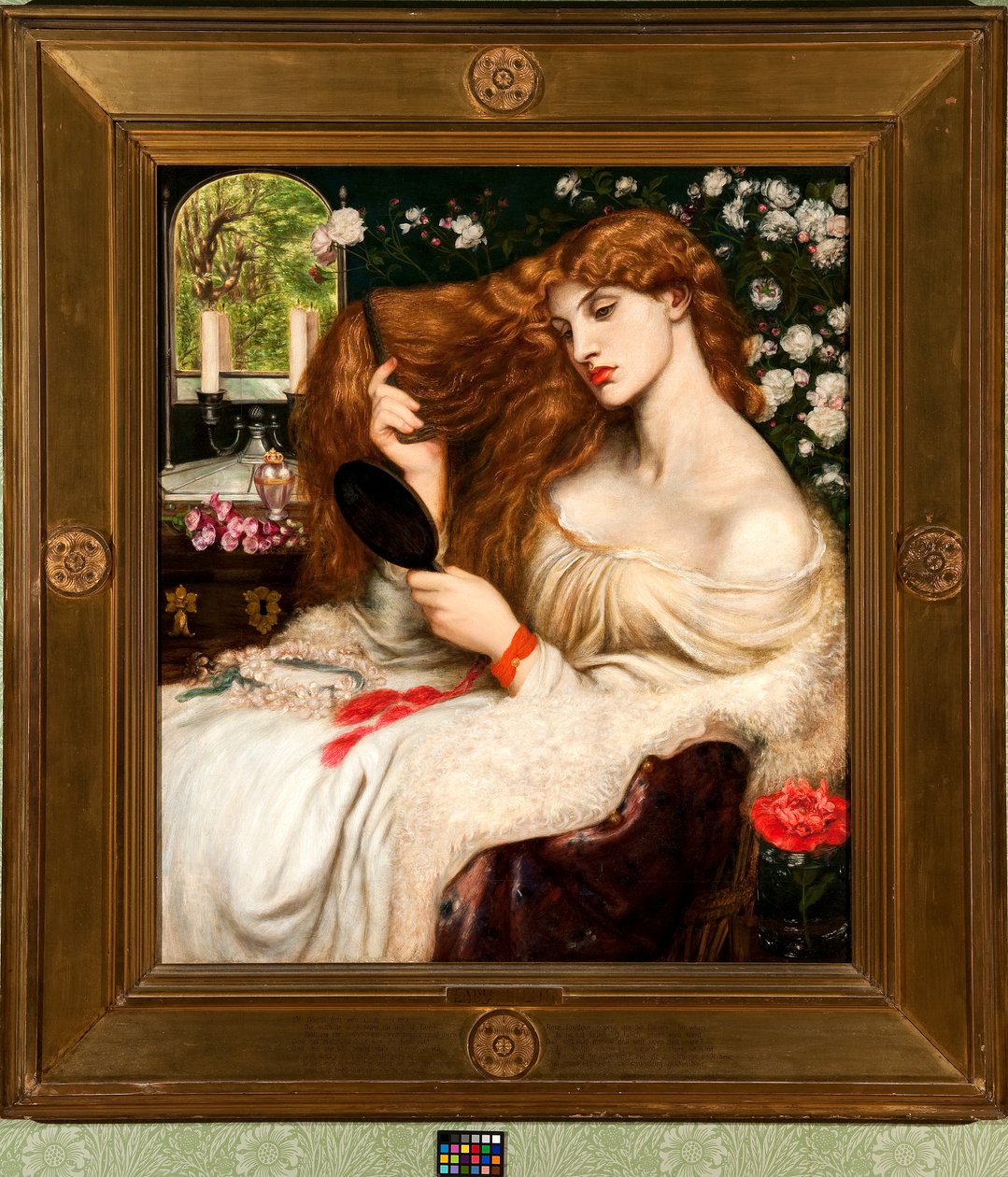 Lady Lilith tekijältä Dante Gabriel Charles Rossetti