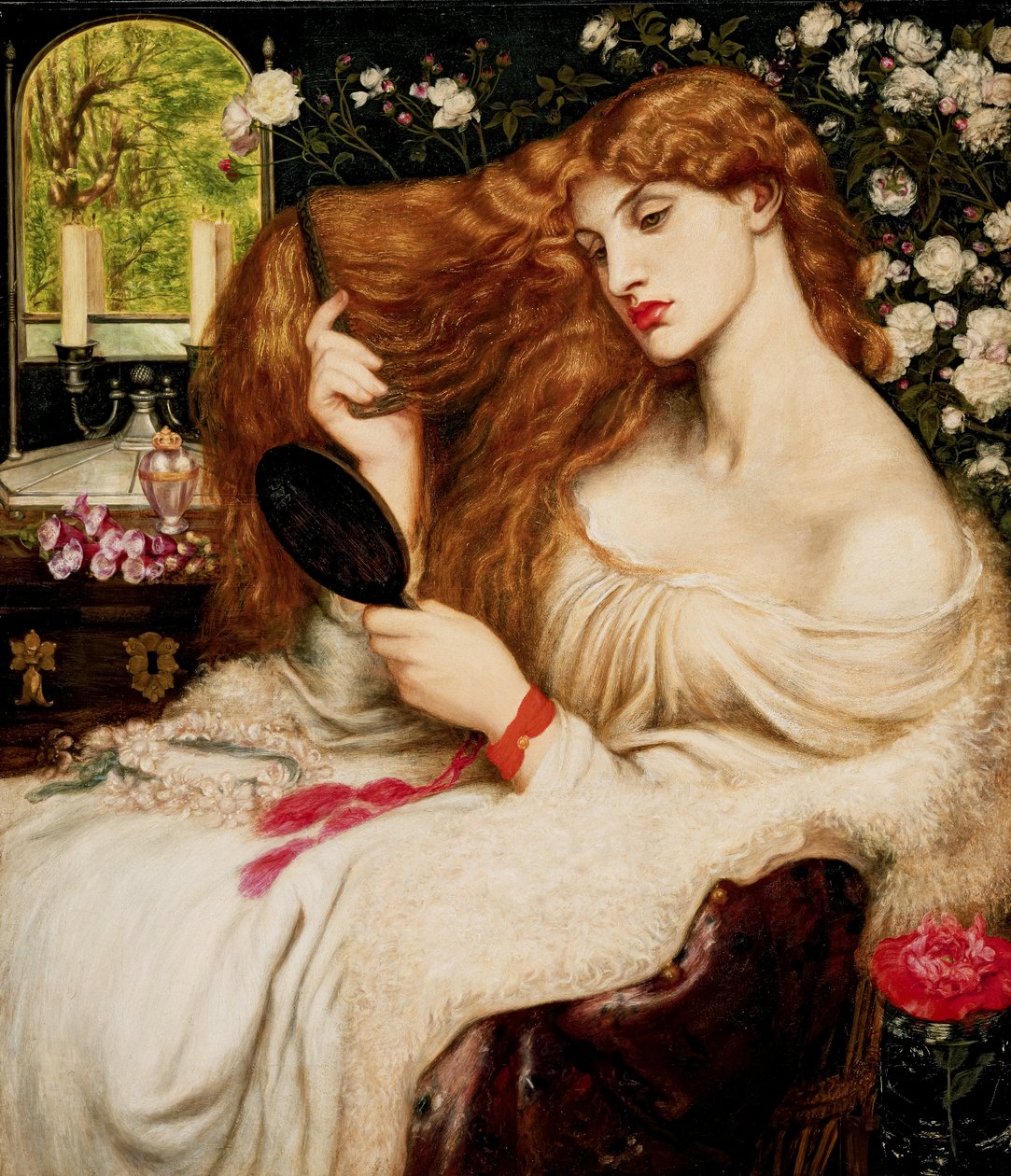 Lady Lilith tekijältä Dante Gabriel Charles Rossetti