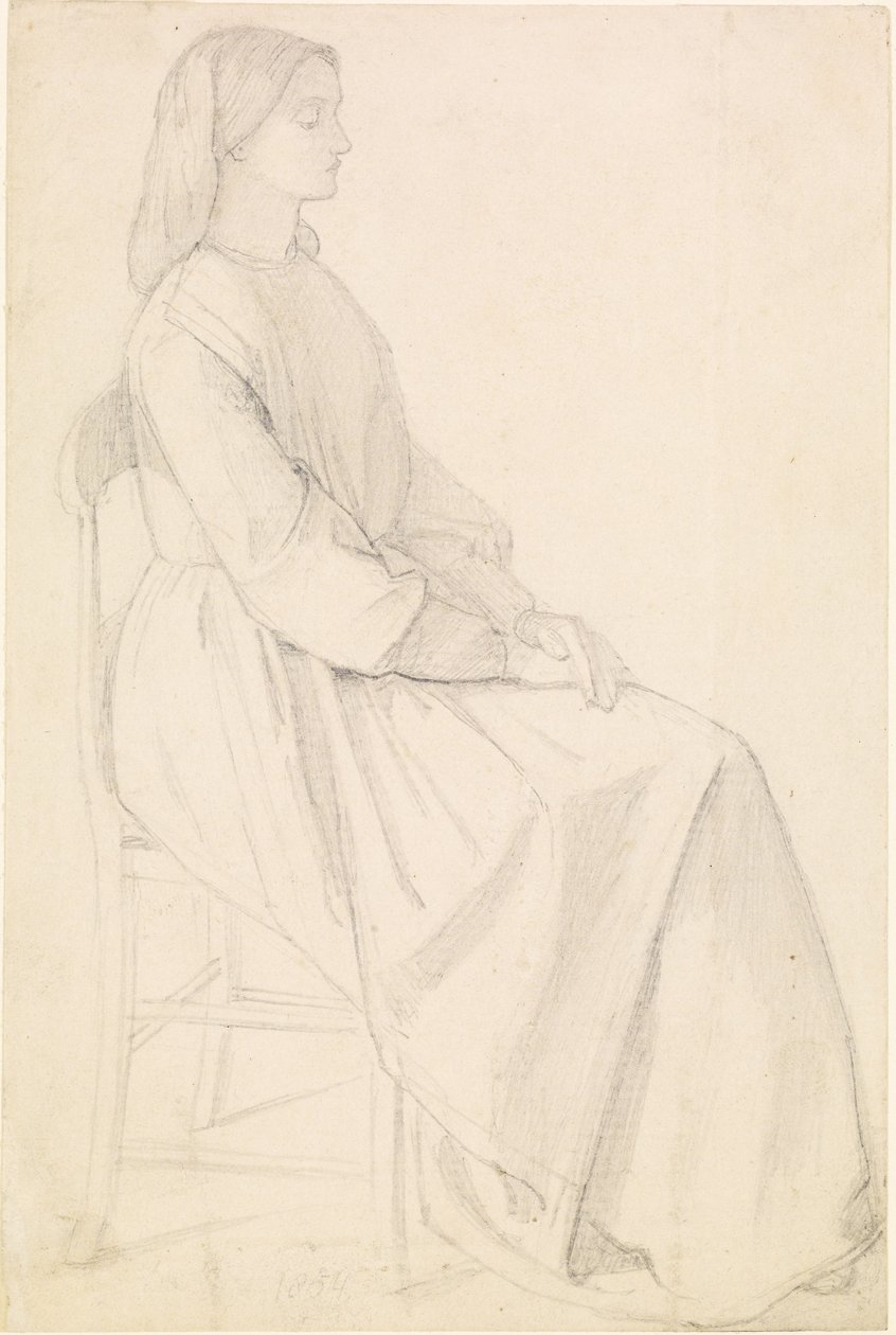 Elizabeth Siddalin muotokuva tekijältä Dante Gabriel Charles Rossetti
