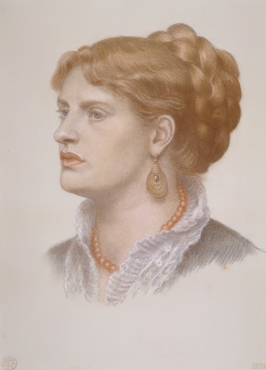 Fanny Cornforthin muotokuva tekijältä Dante Gabriel Charles Rossetti