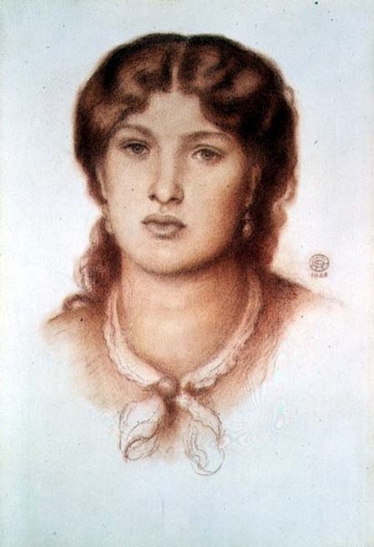 Fanny Cornforthin muotokuva, 1868 tekijältä Dante Gabriel Charles Rossetti