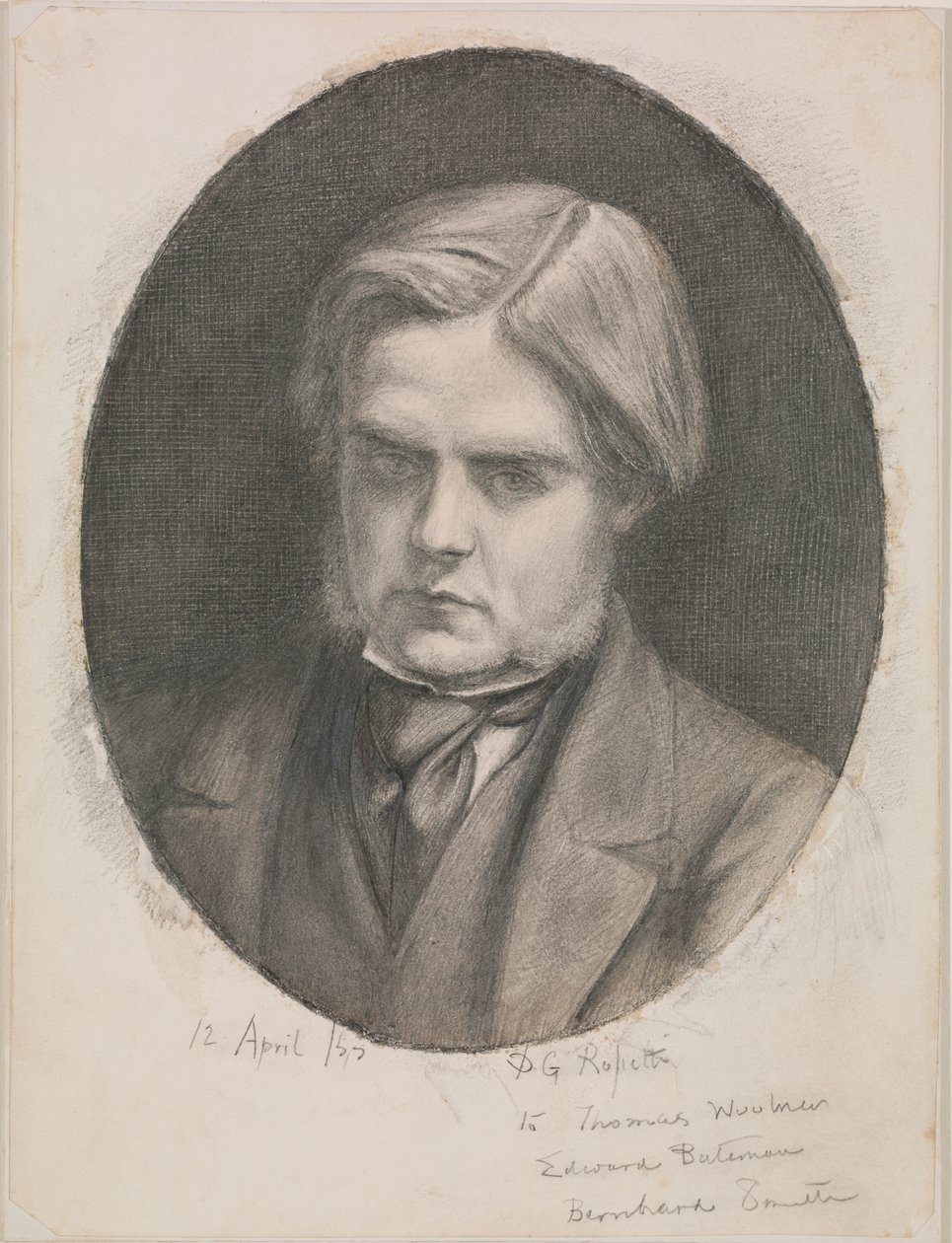 Muotokuva William Holman Huntista tekijältä Dante Gabriel Charles Rossetti