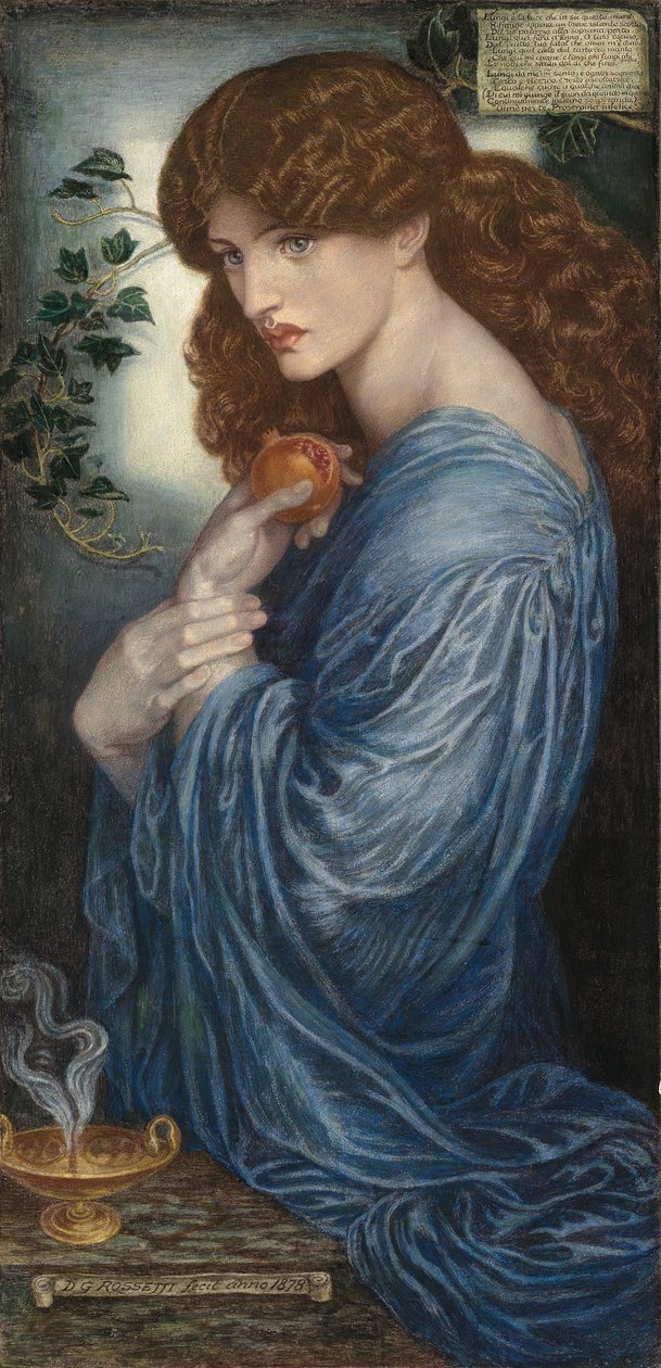 Proserpina tekijältä Dante Gabriel Charles Rossetti