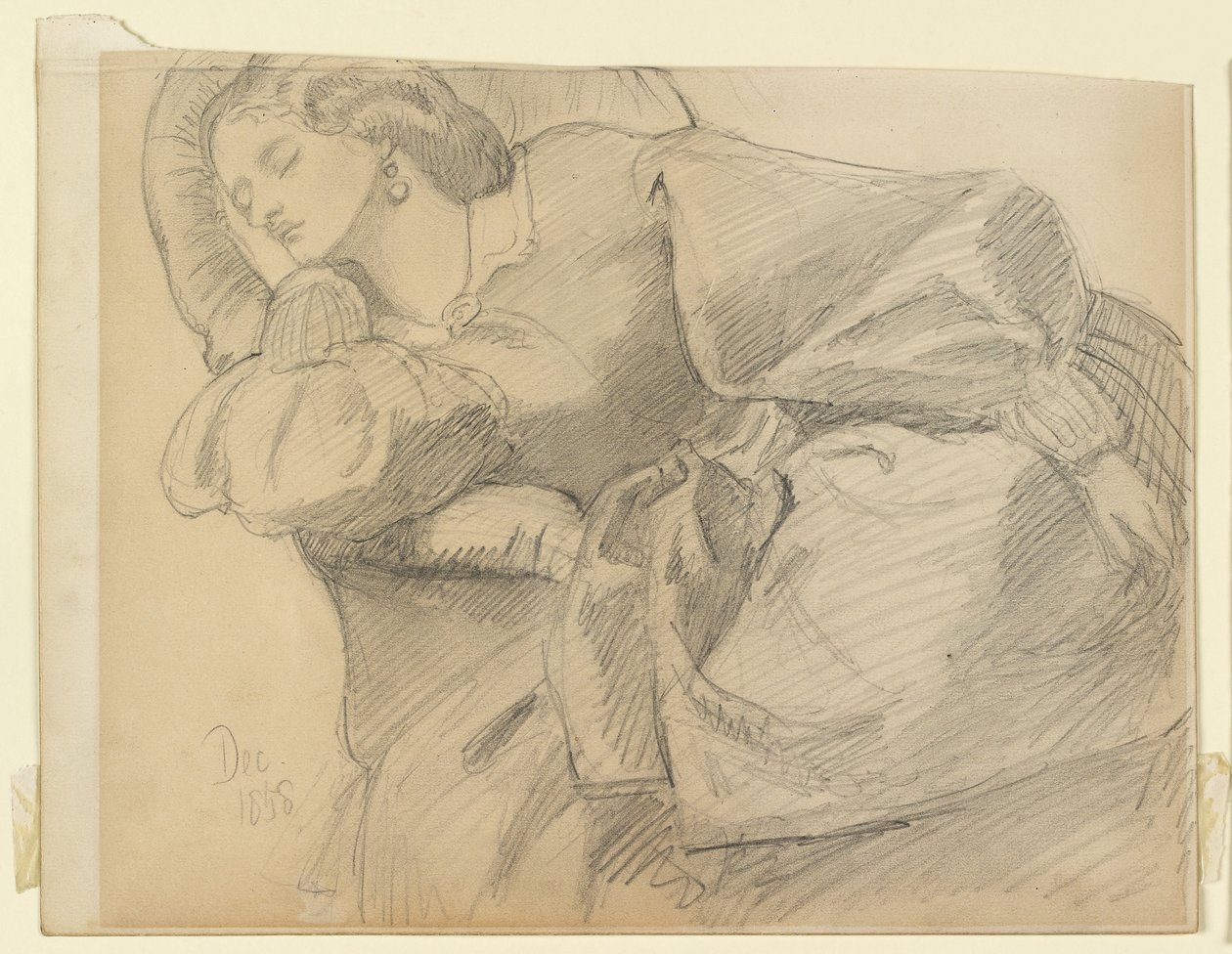 Ruth Herbert unessa tekijältä Dante Gabriel Charles Rossetti