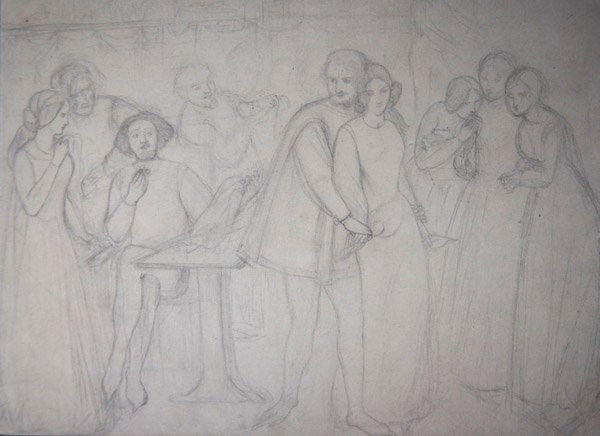 Tutkimus Benedickille ja Beatricelle tekijältä Dante Gabriel Charles Rossetti