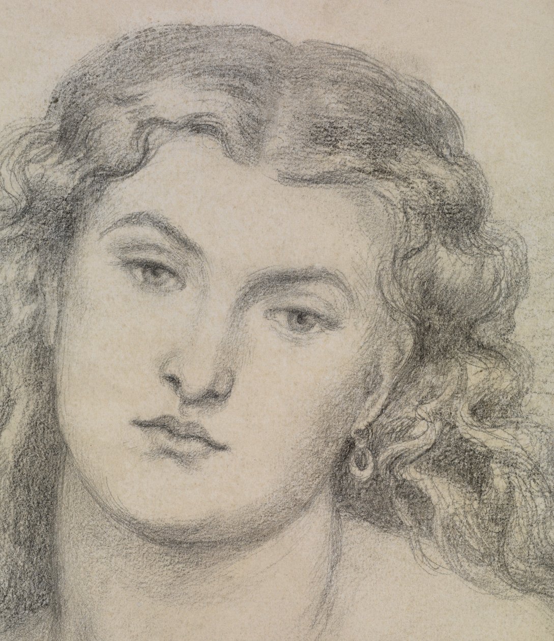 Tutkimus "Venus Verticordia" tekijältä Dante Gabriel Charles Rossetti