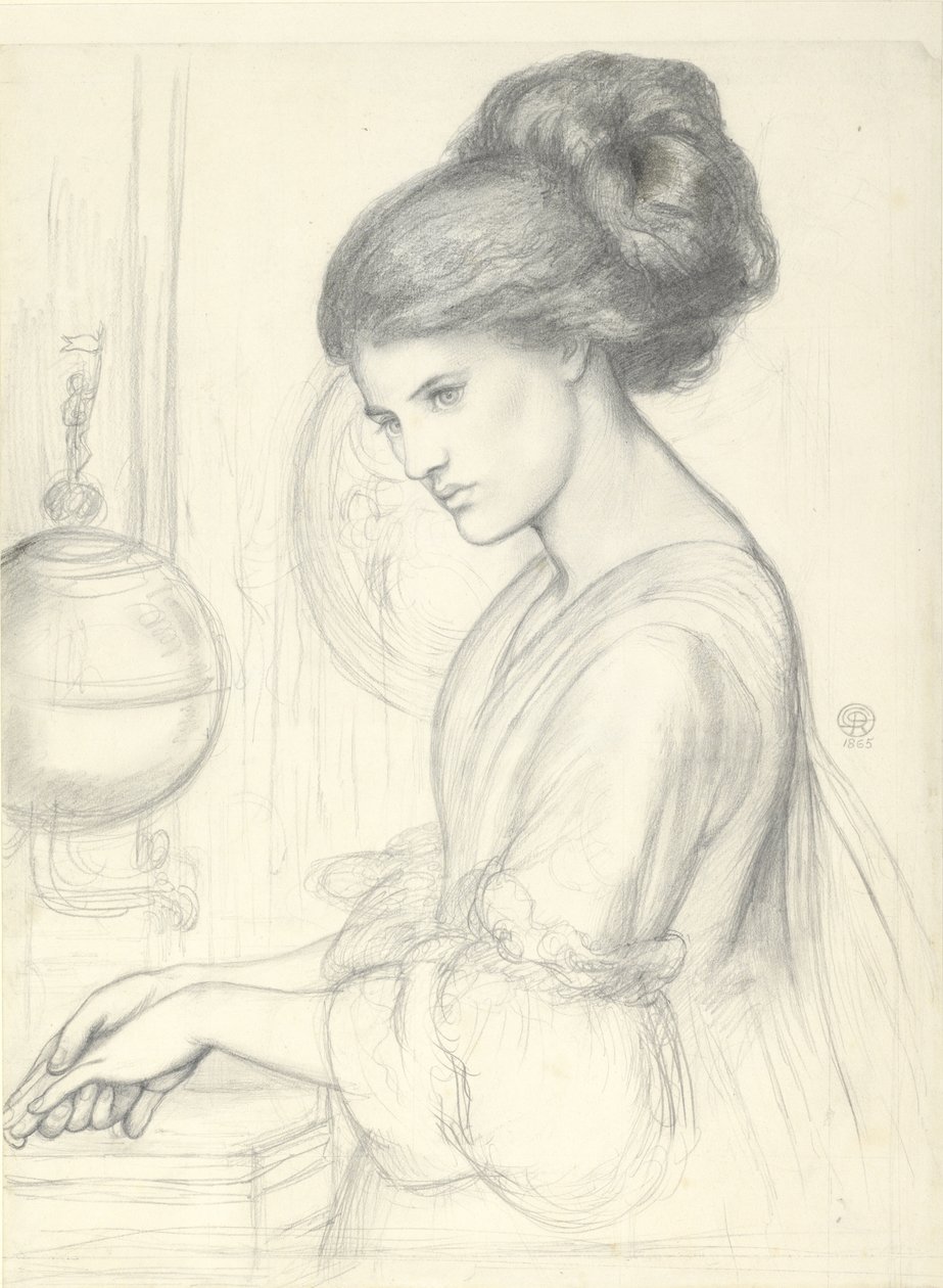 Tutkimus Käsienpesusta, 1865 tekijältä Dante Gabriel Charles Rossetti