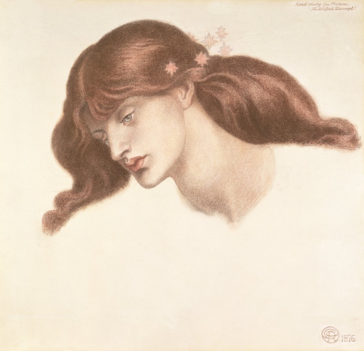 Tutkimus siunatulle Damozelille tekijältä Dante Gabriel Charles Rossetti