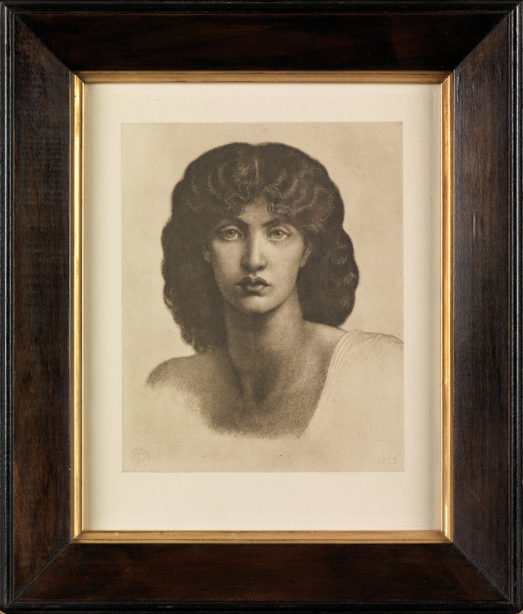 Jane Morrisin tutkimus Astarte Syriacalle (syväpaino) tekijältä Dante Gabriel Charles Rossetti