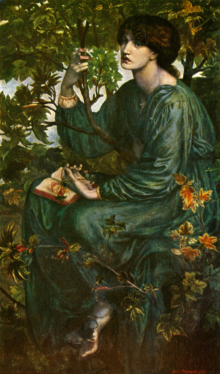 Päiväunelma, 1880, c1912 tekijältä Dante Gabriel Charles Rossetti