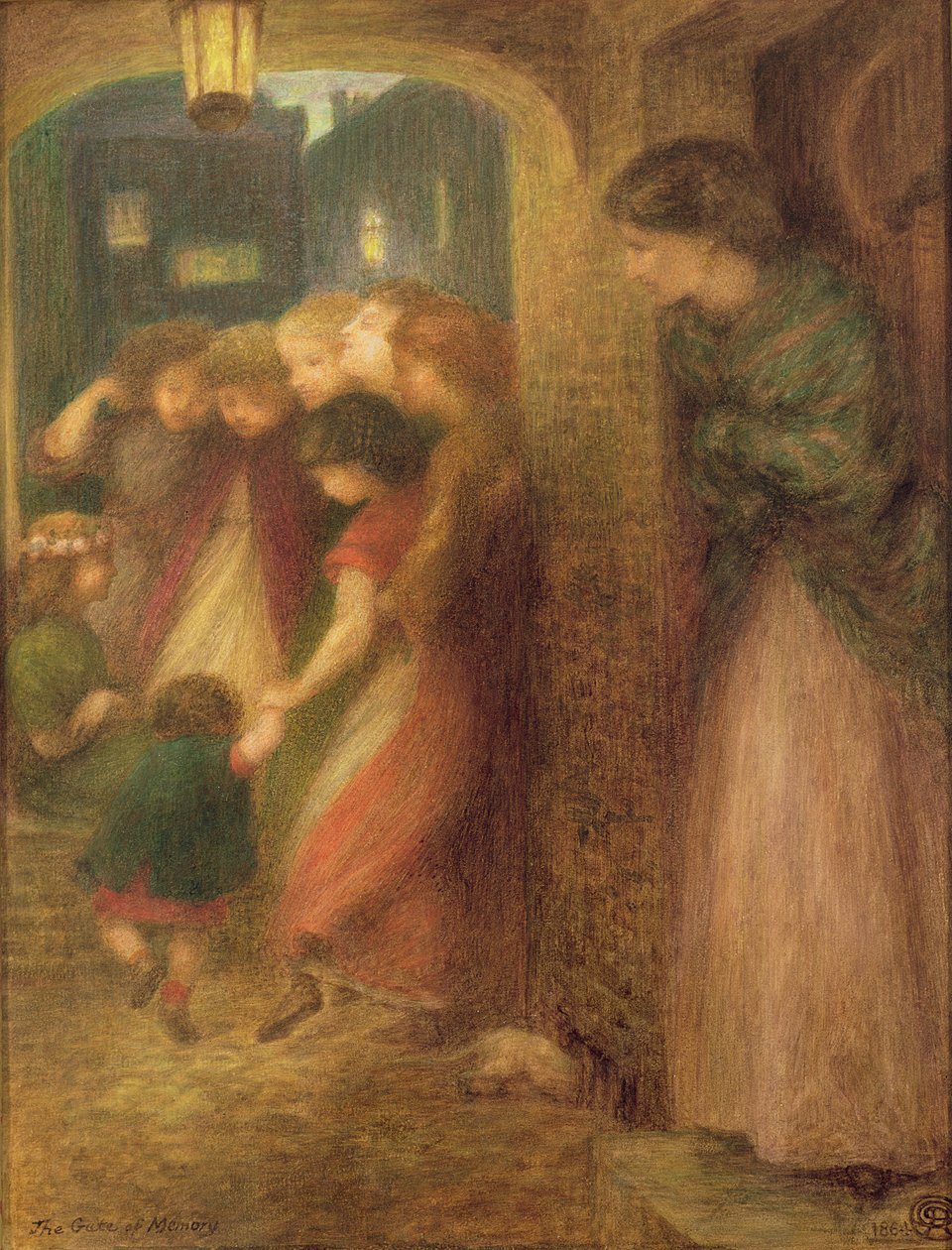 Huonekalut ja erilaiset esineet 1100- ja 1300-luvuilta tekijältä Dante Gabriel Charles Rossetti