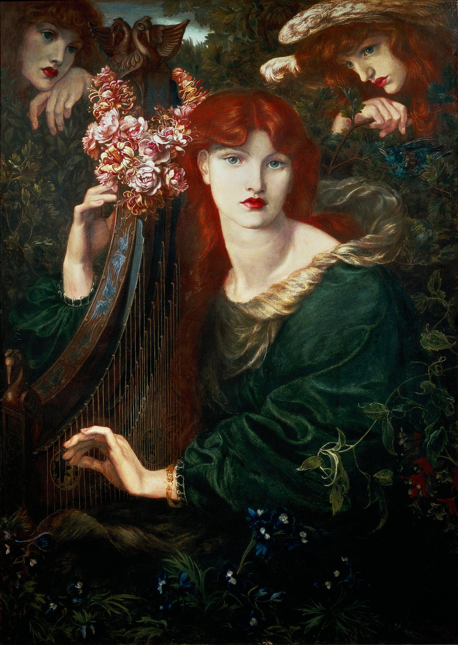 "The Ghirlandata", maalaus Dante Gabriel Rossetti tekijältä Dante Gabriel Charles Rossetti