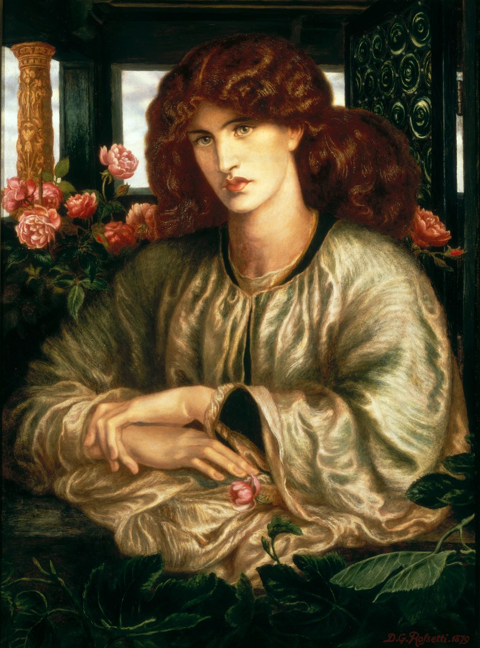 Huonekalut ja erilaiset esineet 1100- ja 1300-luvuilta tekijältä Dante Gabriel Charles Rossetti