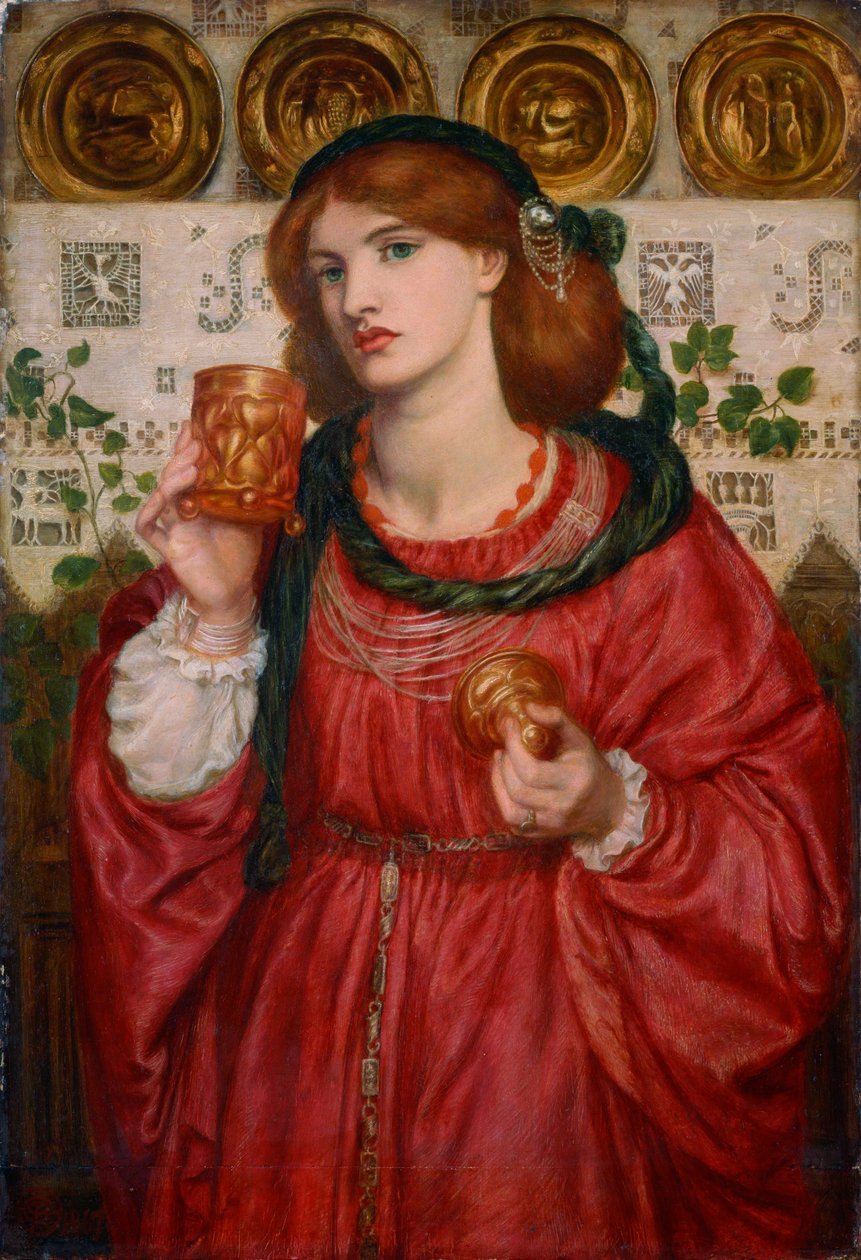 Loving Cup, 1867 tekijältä Dante Gabriel Charles Rossetti