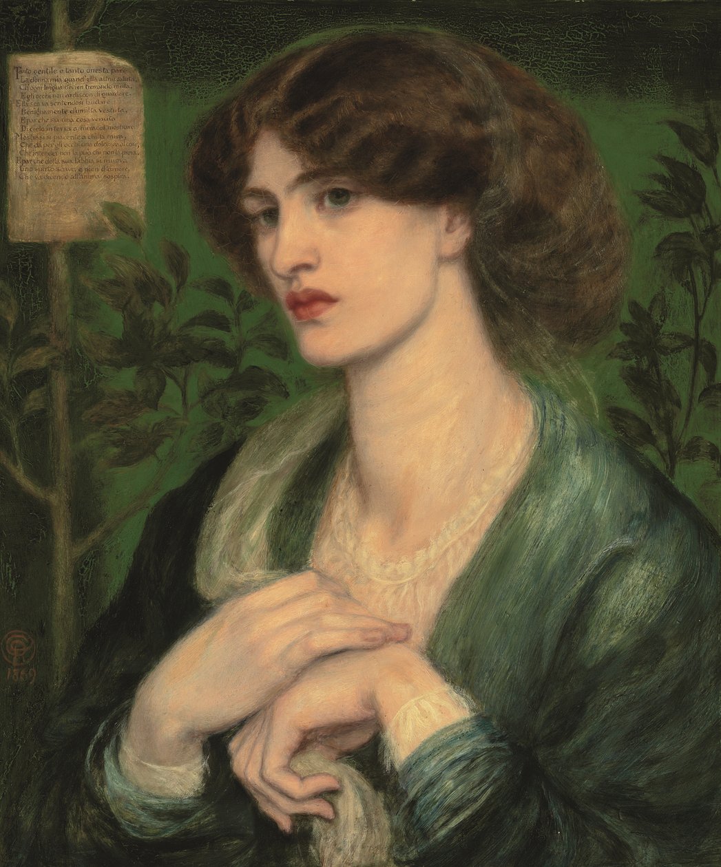 Beatricen tervehdys tekijältä Dante Gabriel Charles Rossetti