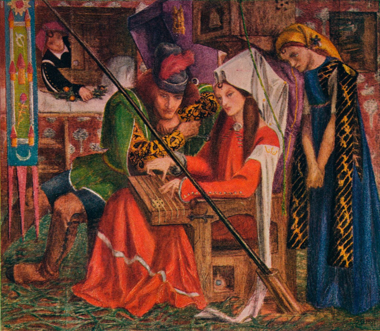 Seitsemän tornin sävelmä, 1857 tekijältä Dante Gabriel Charles Rossetti