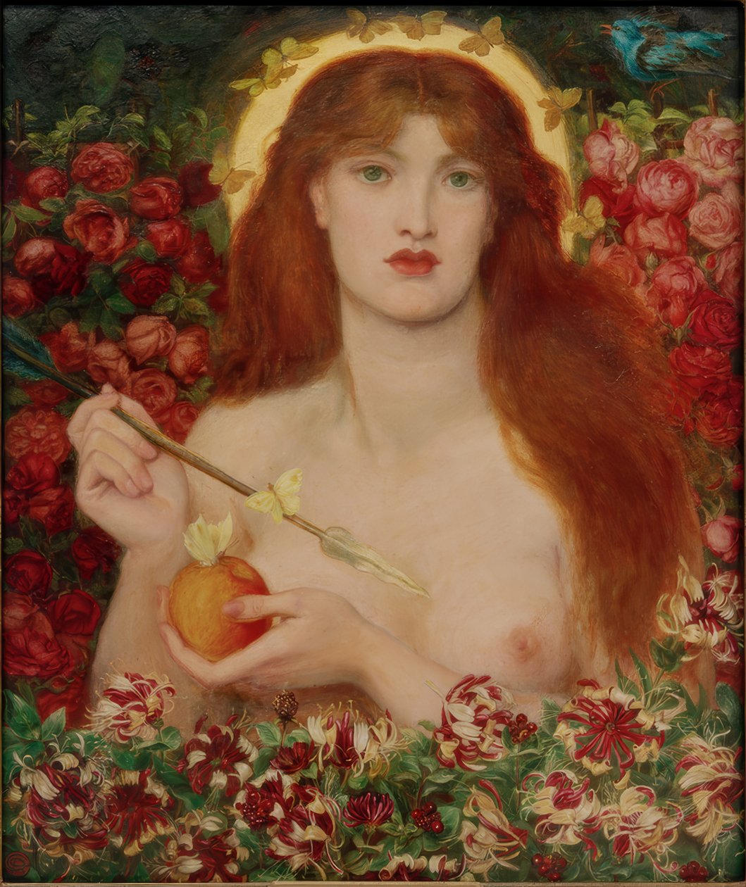 Venus Verticordia tekijältä Dante Gabriel Charles Rossetti