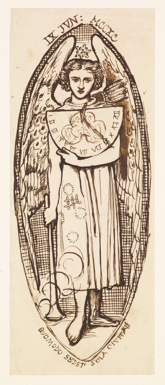 Dantis Amor - Tutkimus rakkaudesta aurinkokellon ja soihdun avulla tekijältä Dante Gabriel Rossetti