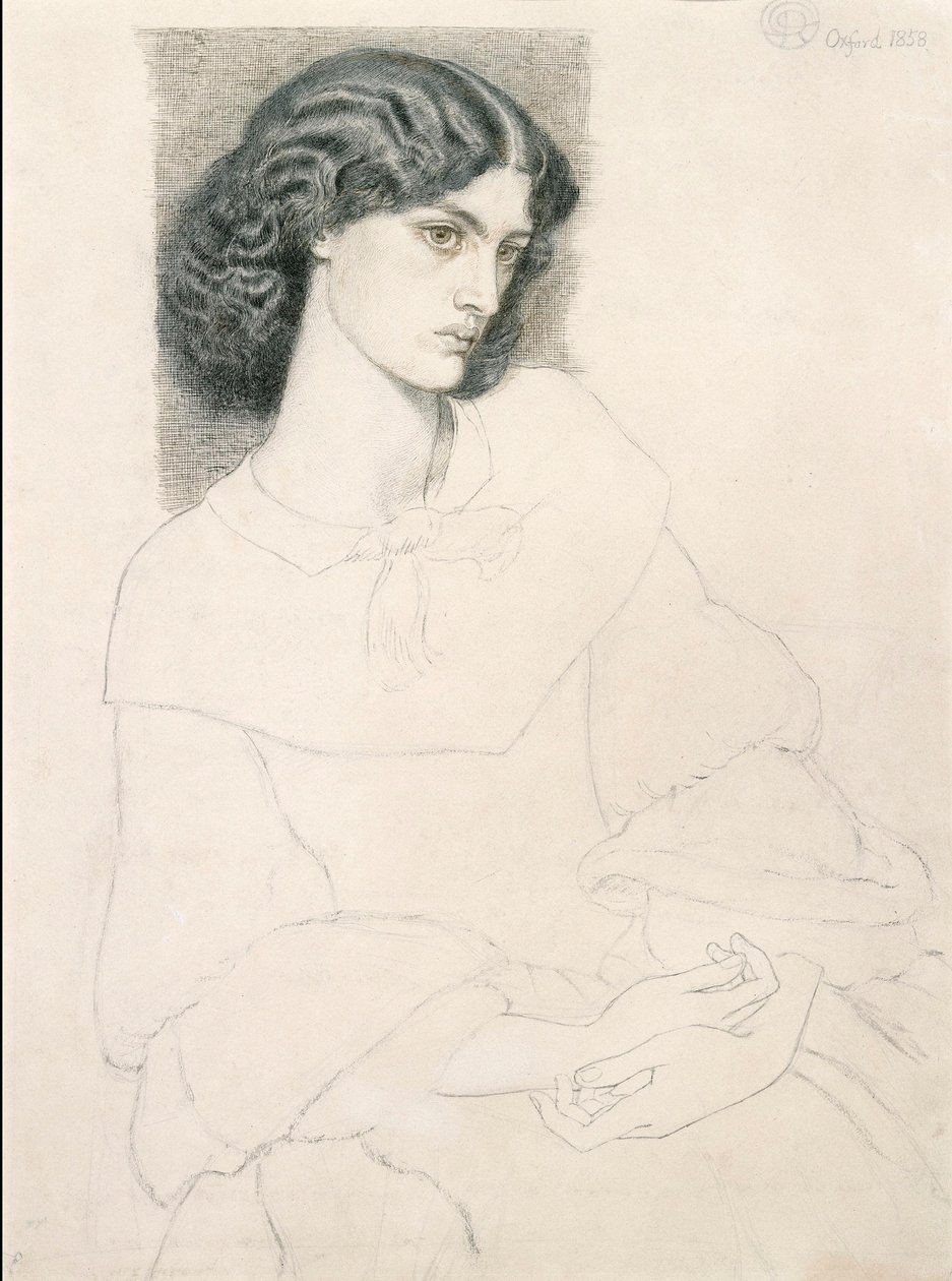 Jane Burden (1840-1914) tekijältä Dante Gabriel Rossetti