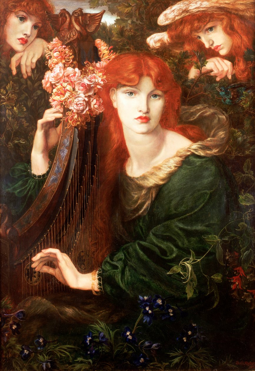"La Ghirlandata", 1873 tekijältä Dante Gabriel Rossetti