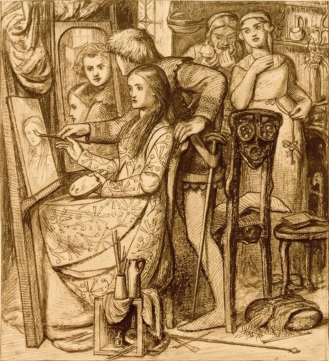 Rakkauden peili tekijältä Dante Gabriel Charles Rossetti