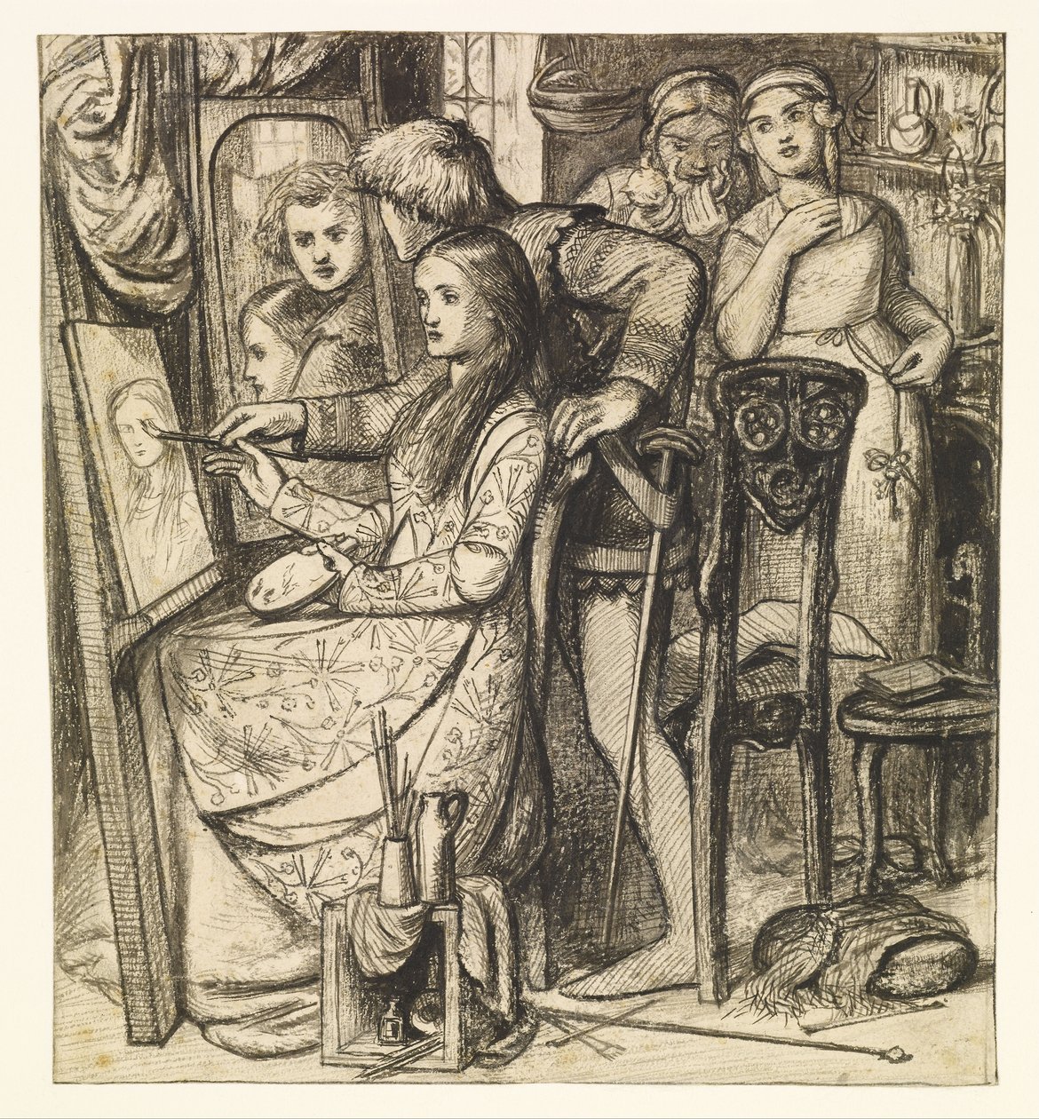 Rakkauden peili tai vertaus rakkaudesta tekijältä Dante Gabriel Charles Rossetti