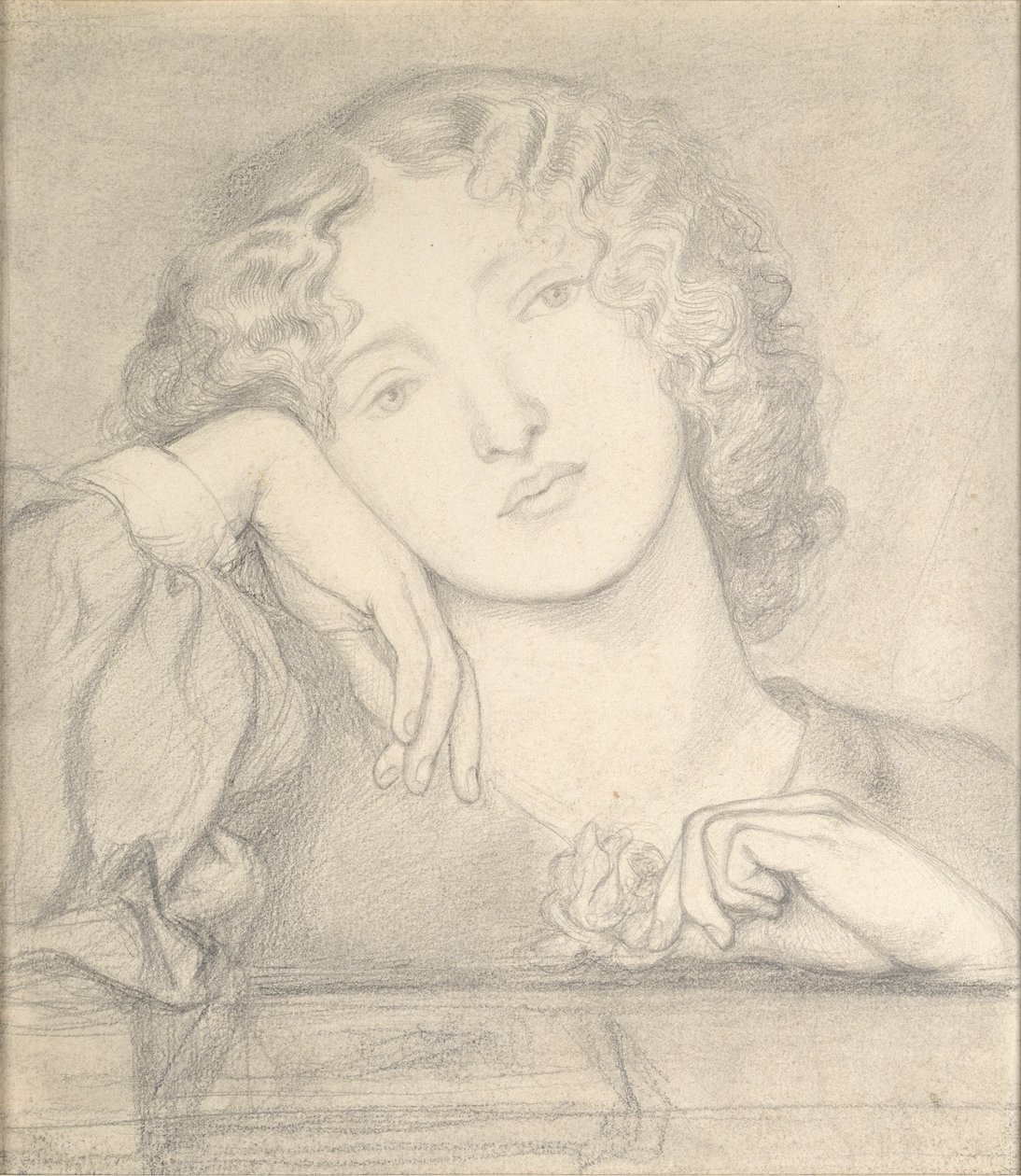 Monna Rosa, finlandesa dos anos 1860 tekijältä Dante Gabriel Rossetti
