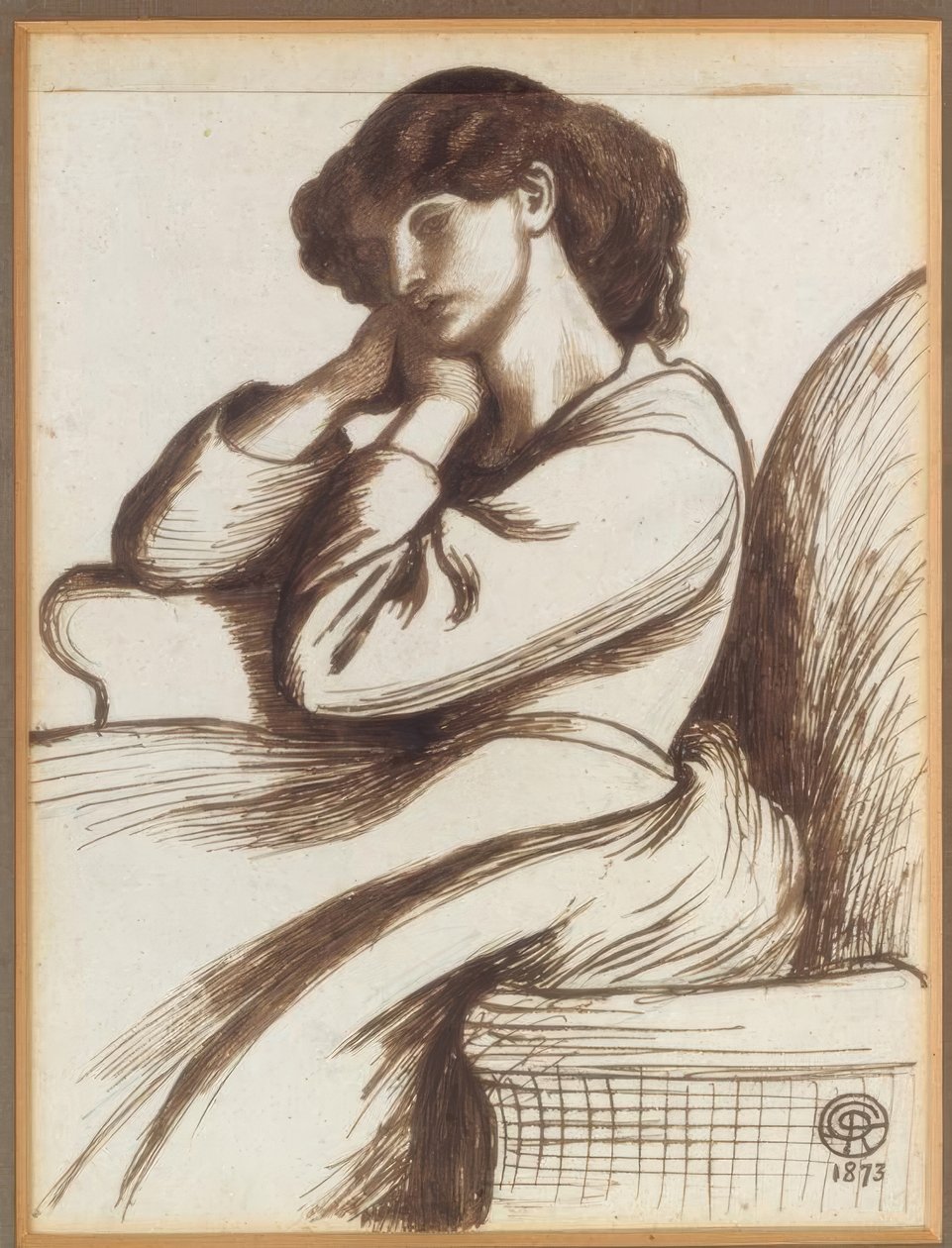 Rouva William Morris tekijältä Dante Gabriel Charles Rossetti