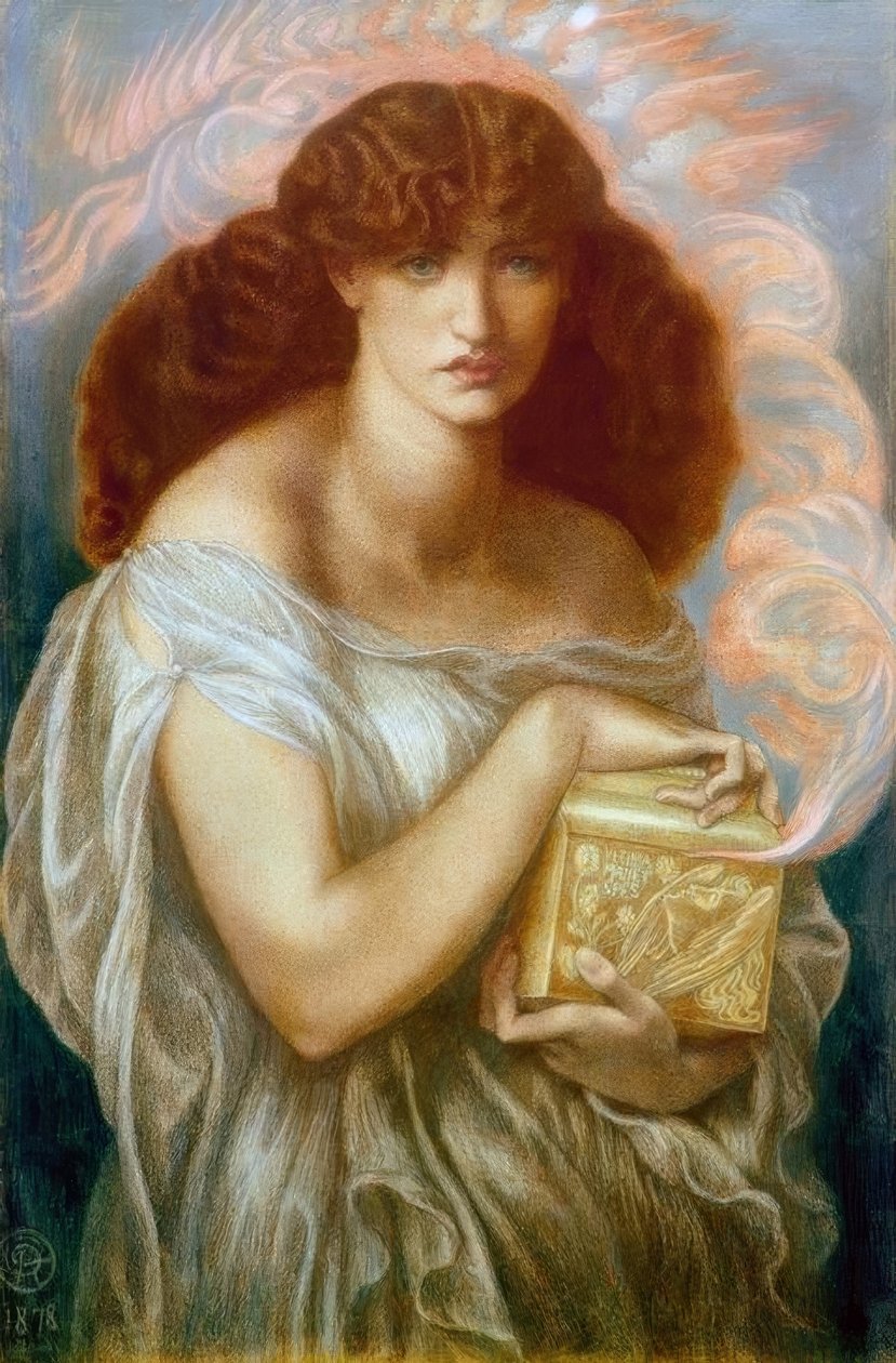 Pandora tekijältä Dante Gabriel Charles Rossetti