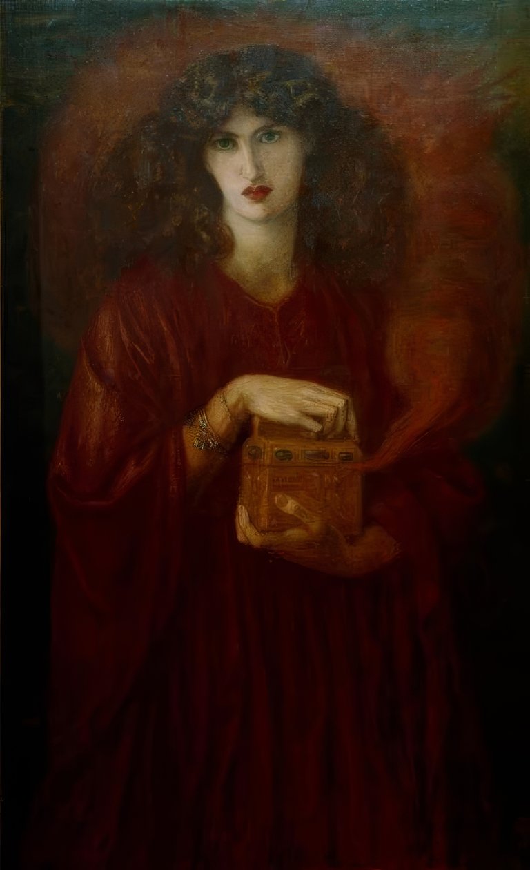 Pandora tekijältä Dante Gabriel Charles Rossetti