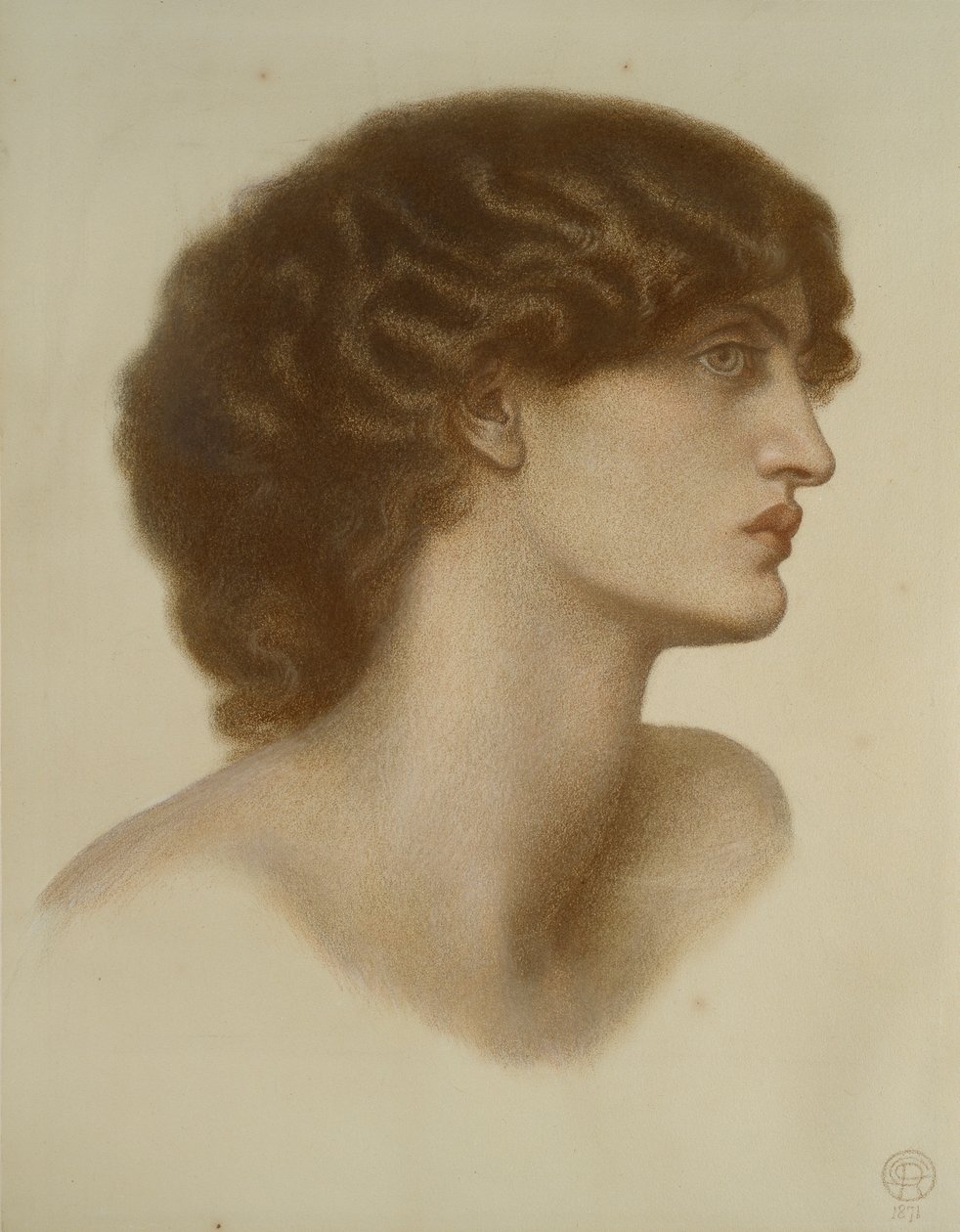 Dark Pearl, 1871 tekijältä Dante Gabriel Rossetti