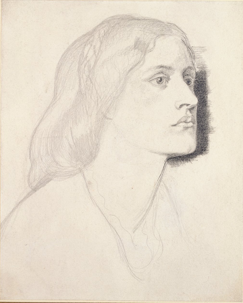 Neiti Ruth Herbertin muotokuva, luultavasti 1858 tekijältä Dante Gabriel Rossetti