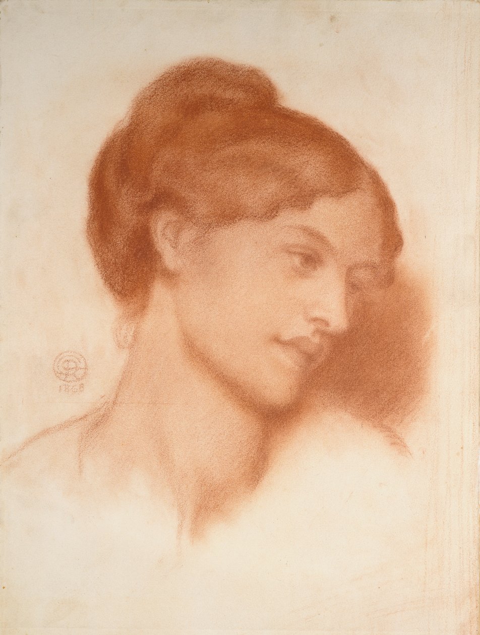 Rouva Murray Marksin muotokuva, 1868 tekijältä Dante Gabriel Rossetti