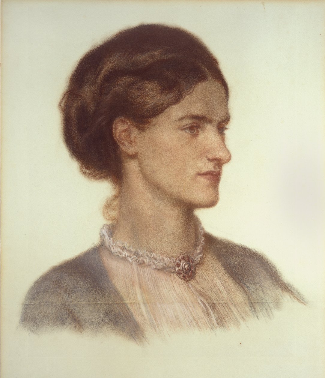 Carlislen kreivitär Rosalindin muotokuva, 1870 tekijältä Dante Gabriel Rossetti