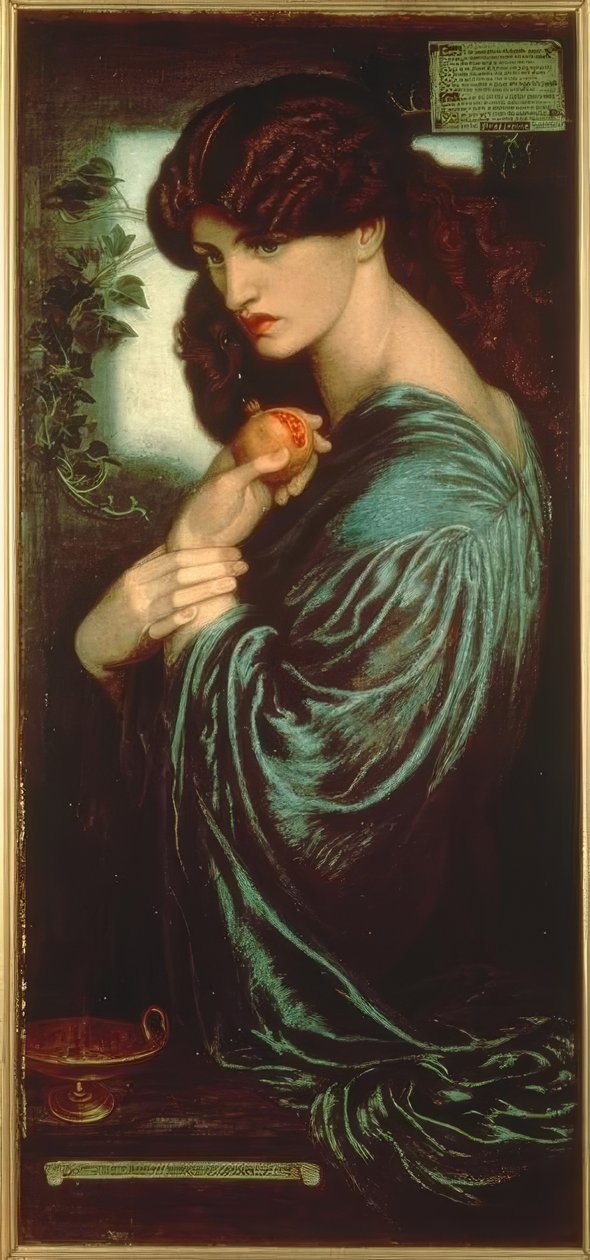 Proserpina tekijältä Dante Gabriel Charles Rossetti