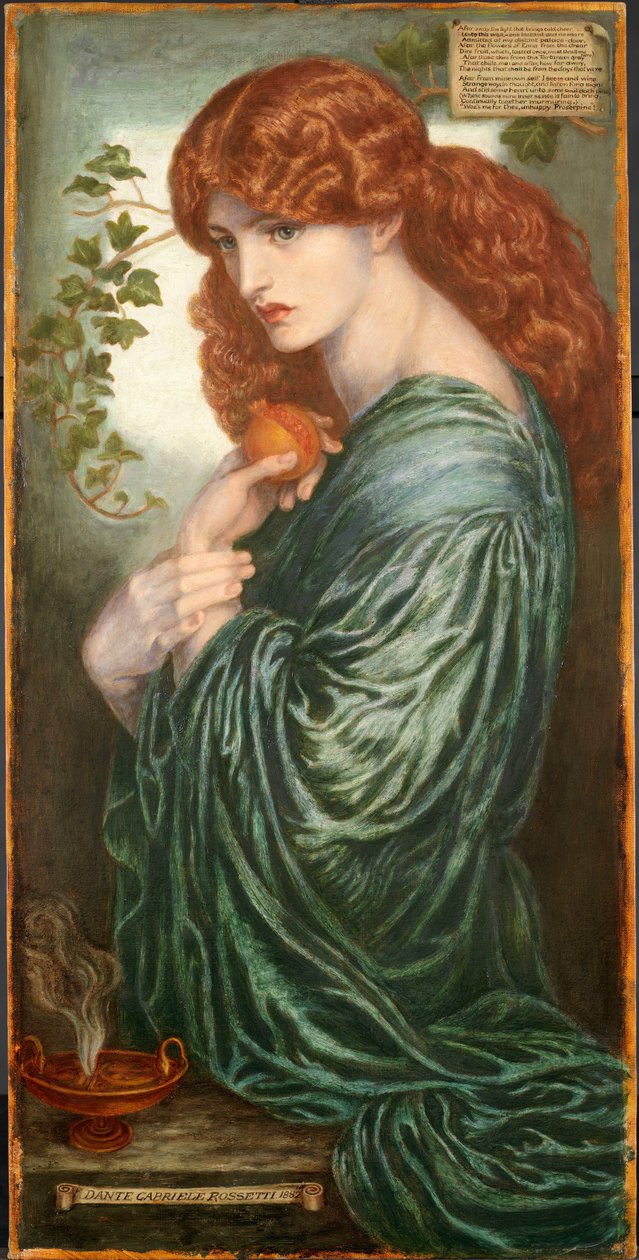 Proserpine tekijältä Dante Gabriel Rossetti