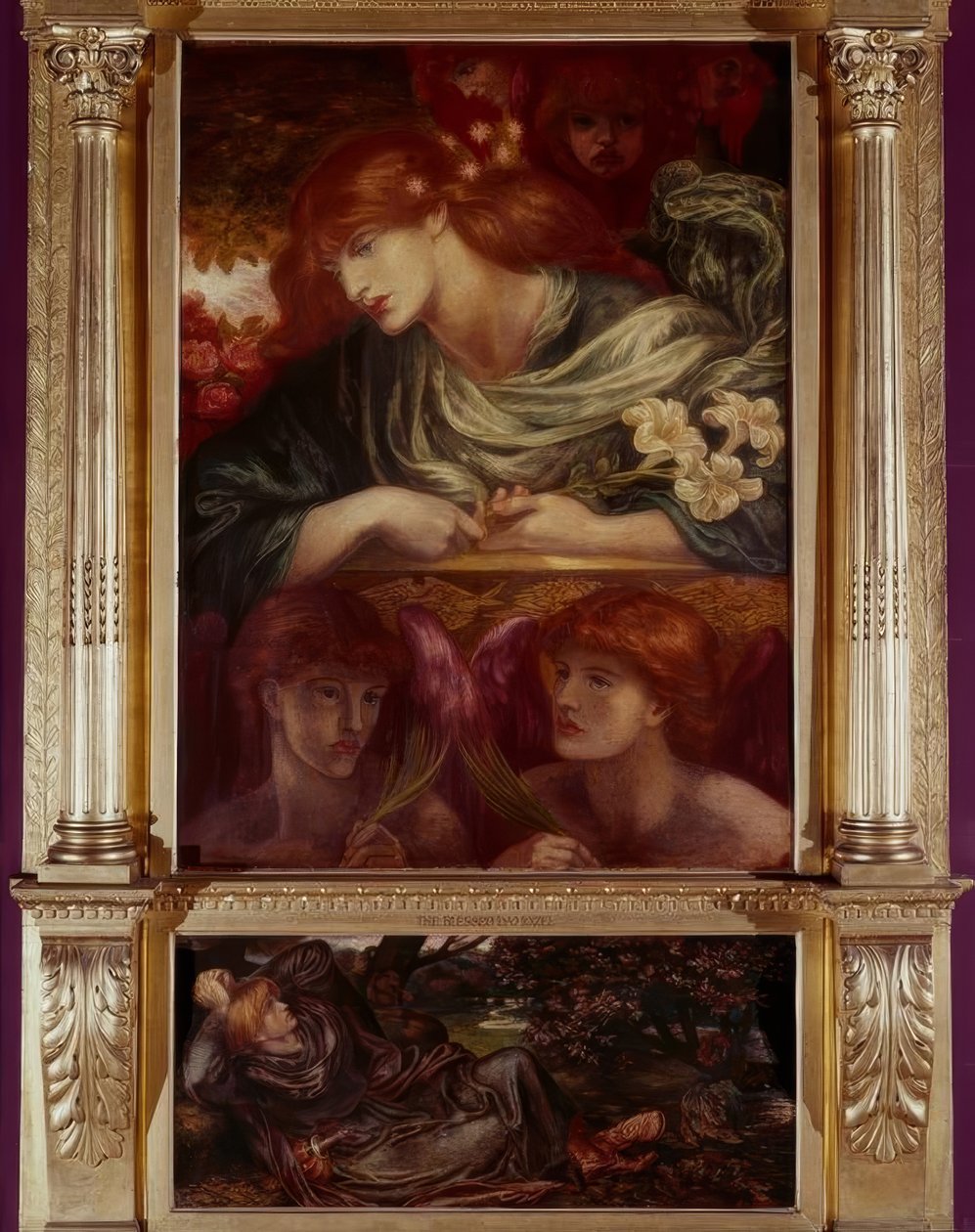Siunattu Damozel tekijältä Dante Gabriel Charles Rossetti