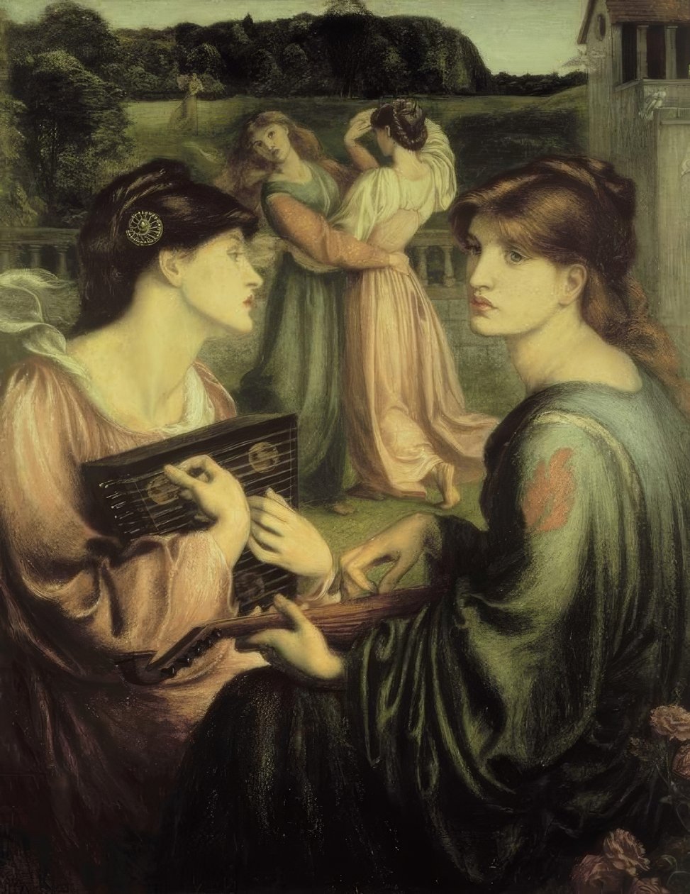 Bower Meadow tekijältä Dante Gabriel Charles Rossetti