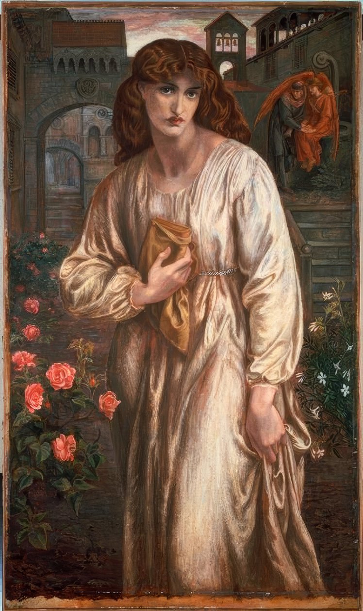 Beatricen tervehdys tekijältä Dante Gabriel Charles Rossetti