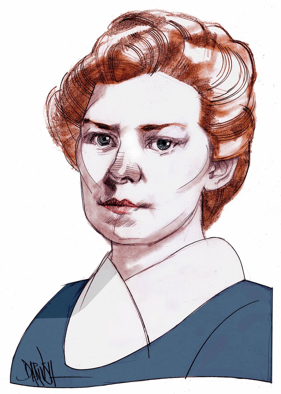 Ethel Lilian Boole Voynich, 2013 (digitaalinen värikynäpiirros) tekijältä Dariush Radpour