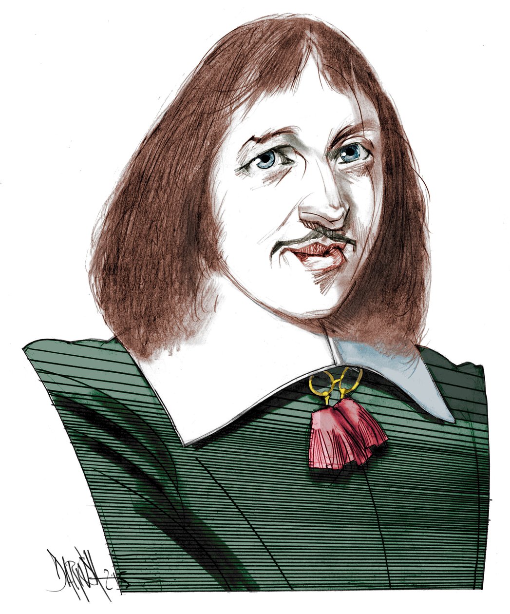 Francois Vatelin muotokuva (1631 -1671) (Fritz Karl Watel) tekijältä Dariush Radpour