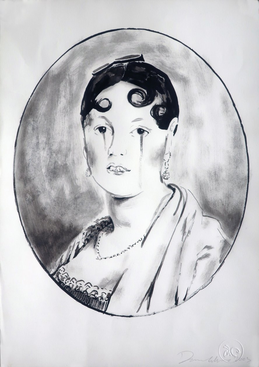 Ingre Girl 3, 2003 (tussi paperille) tekijältä Darren Coffield