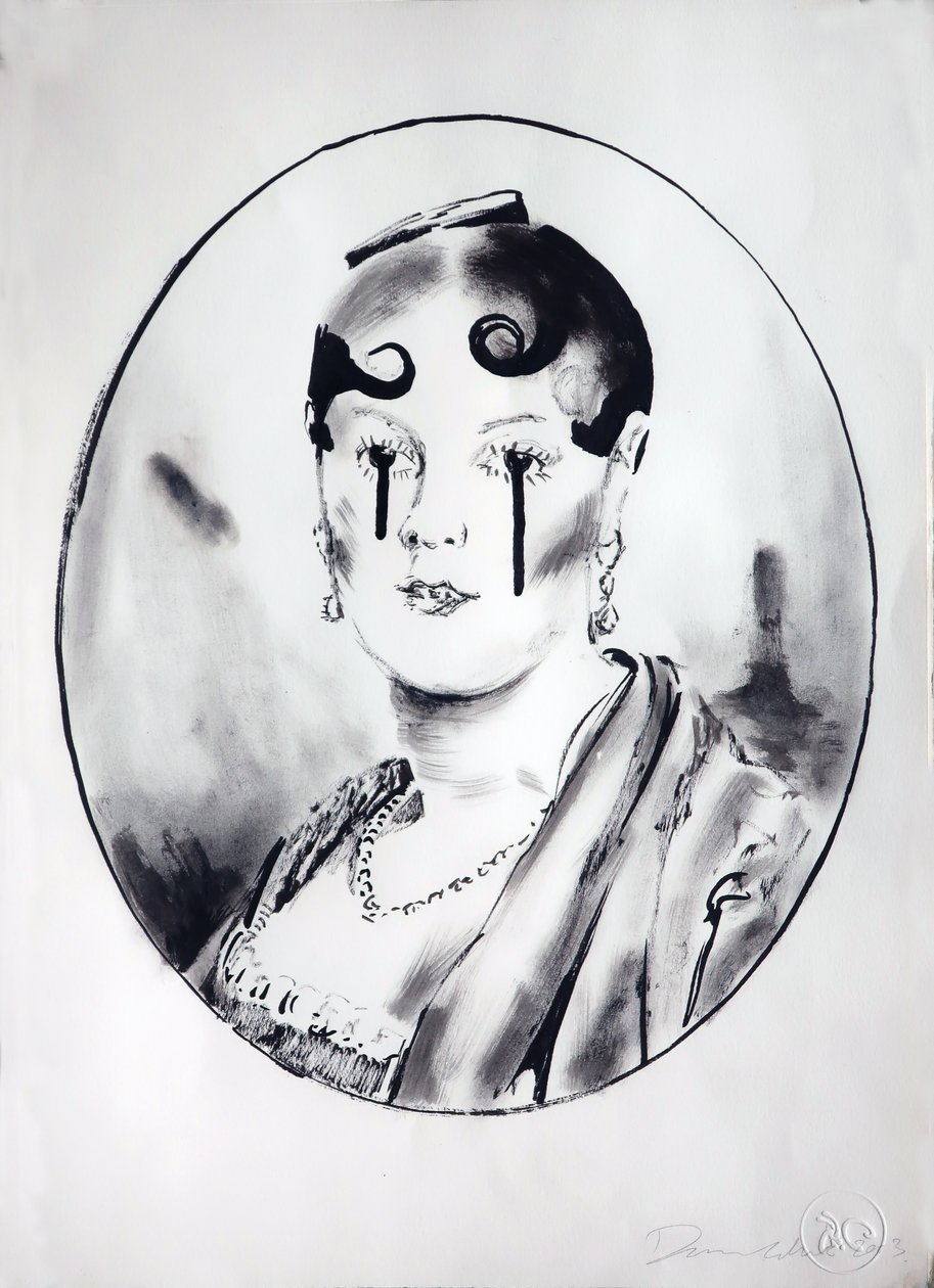 Ingre Girl 4, 2003 (tussi paperille) tekijältä Darren Coffield