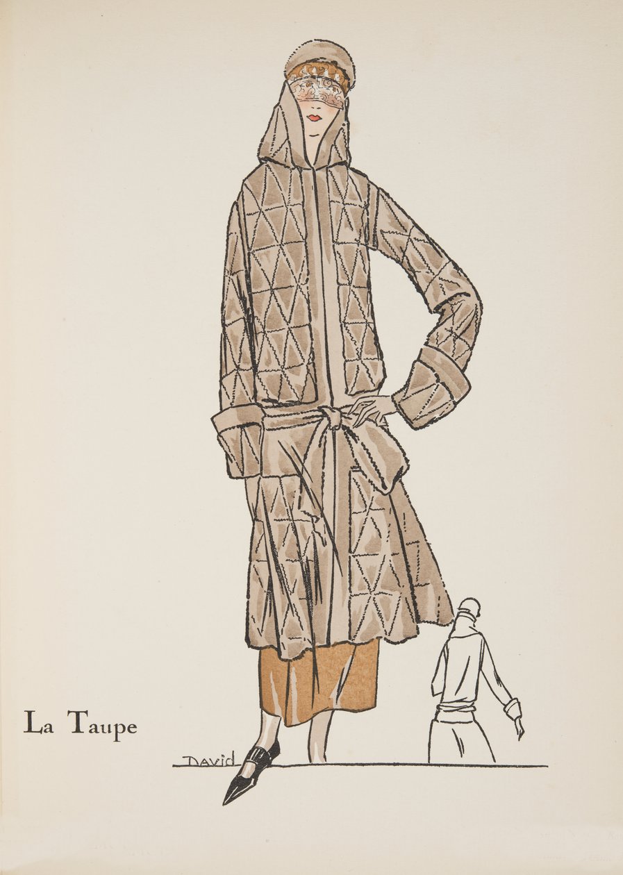 La Taupe, muotikuvakokoelmasta, 1922 (pokkaripainatus). tekijältä David