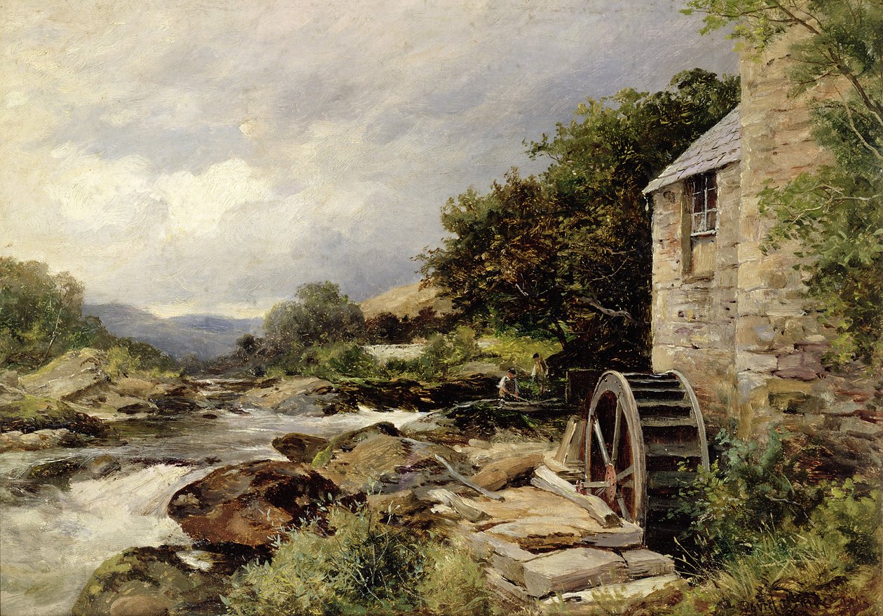 Llugwyn mylly, Capel Curig tekijältä David Bates