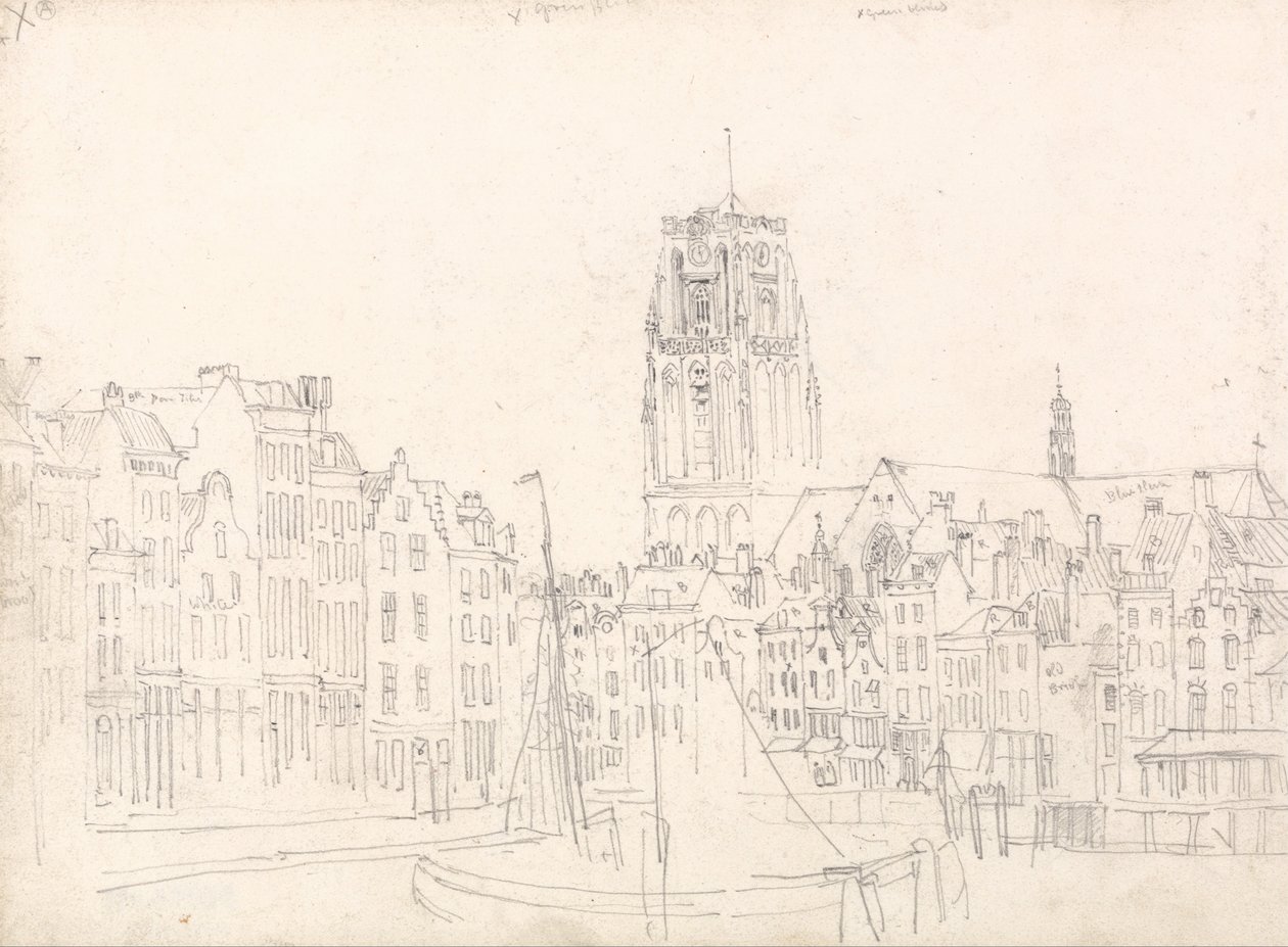 Rotterdam- Pyhän Laurentiuksen kirkko tekijältä David Cox