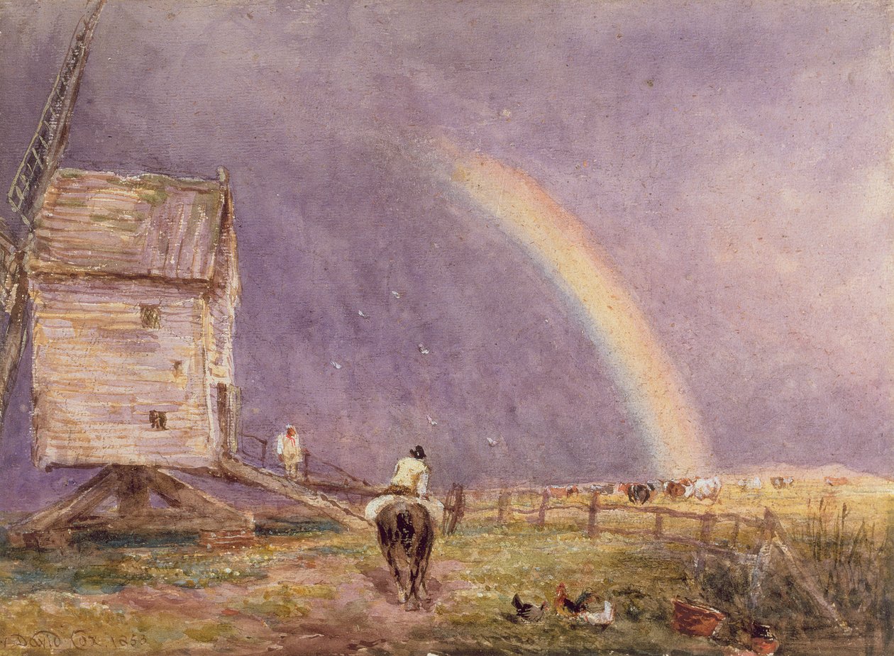 Mylly, 1853 tekijältä David Cox