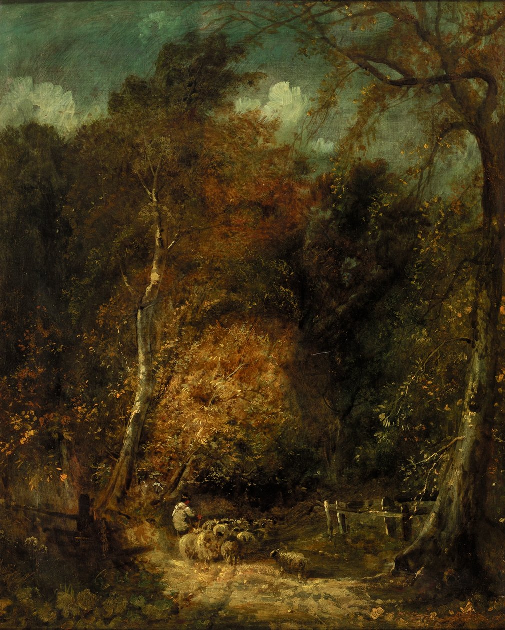 Metsäinen maisema tekijältä David Cox